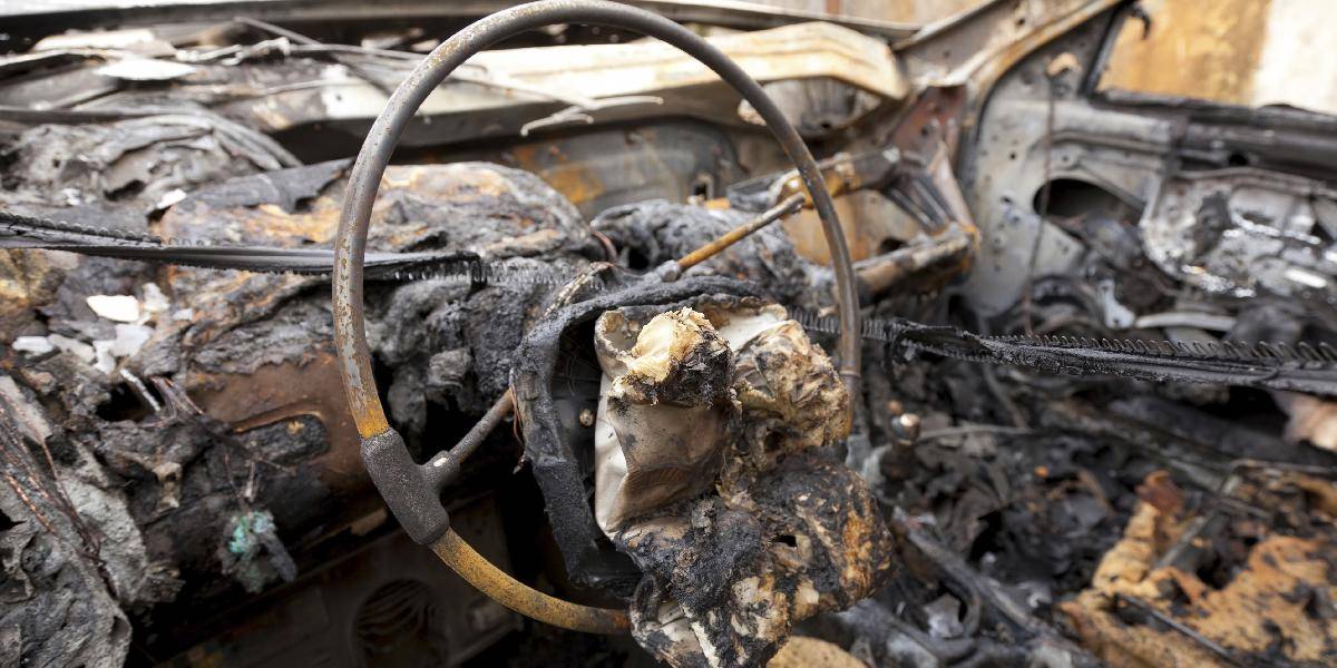 V Košiciach horelo Audi, škody sa vyšplhali na 40-tisíc