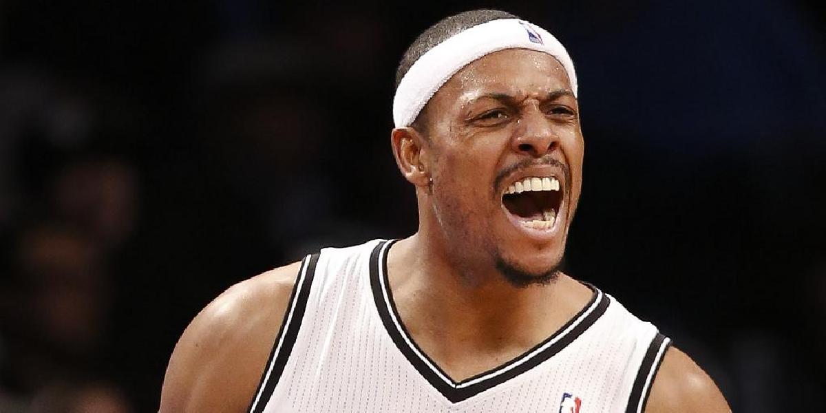 NBA: Pierce si zlomil záprstnú kostičku, môže chýbať mesiac
