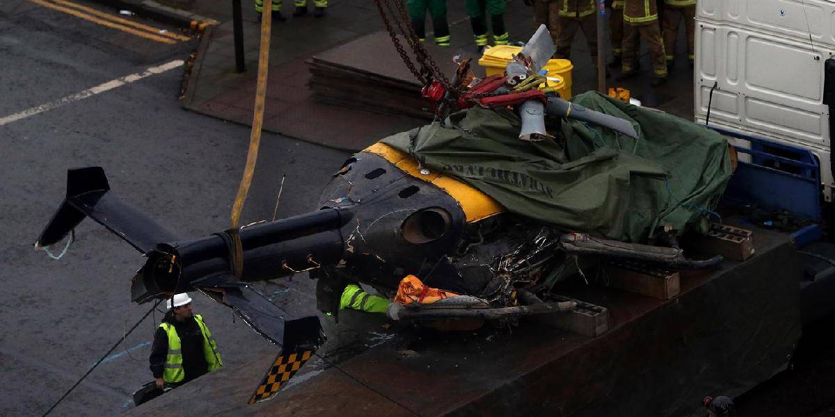 Pátranie po príčinách havárie vrtuľníka v Glasgowe pokračuje