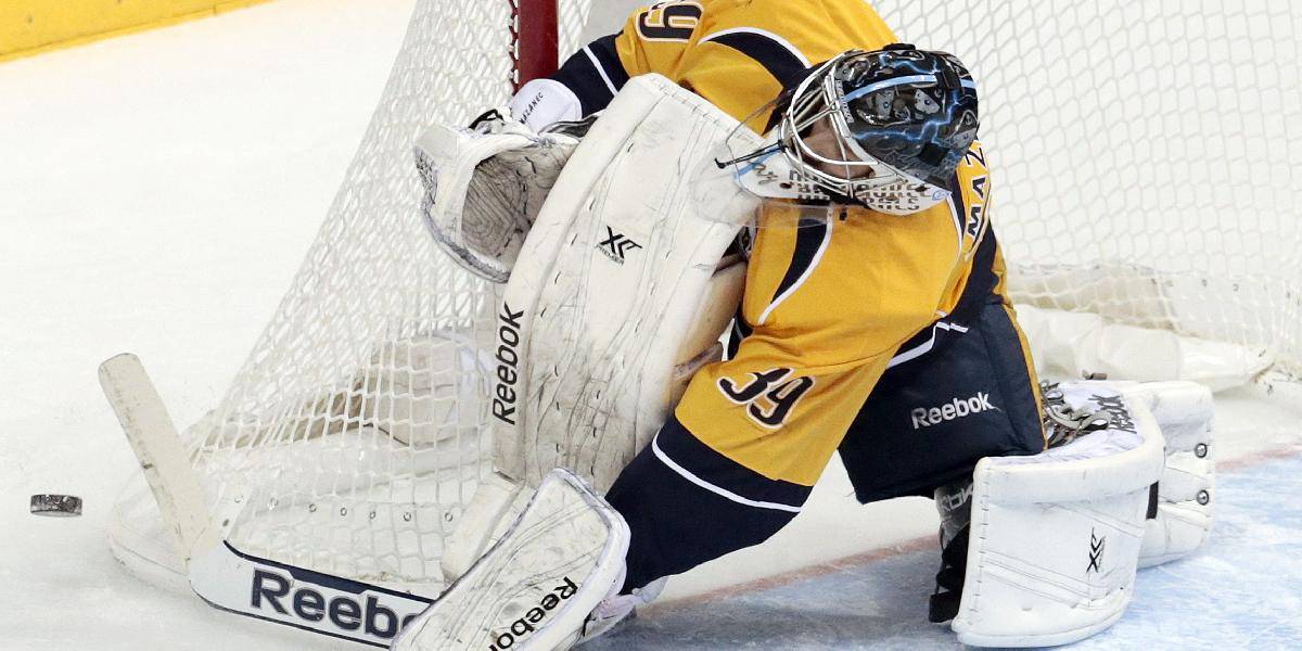 NHL: Nováčikom mesiaca opäť Čech, tentokrát brankár Mazanec