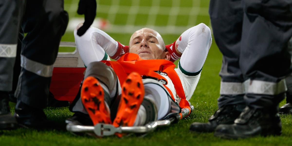 Robben si škaredo poranil koleno