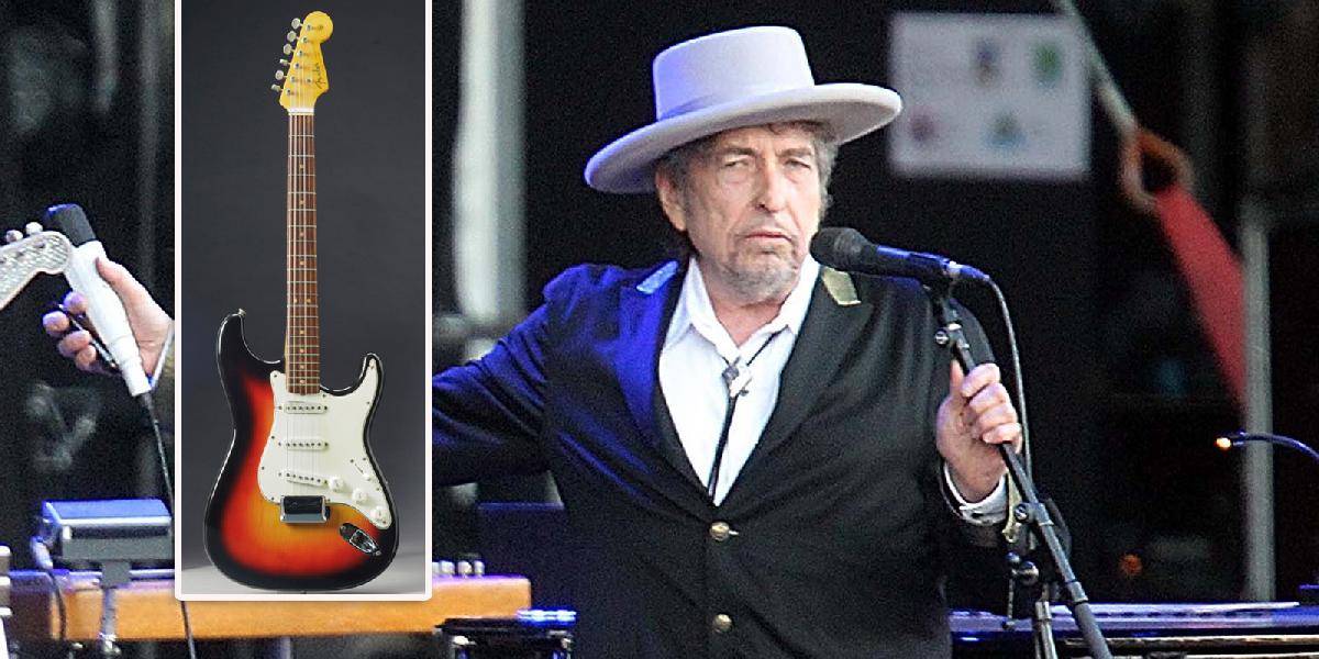 Gitaru Boba Dylana z festivalu Newport predali za takmer milión dolárov