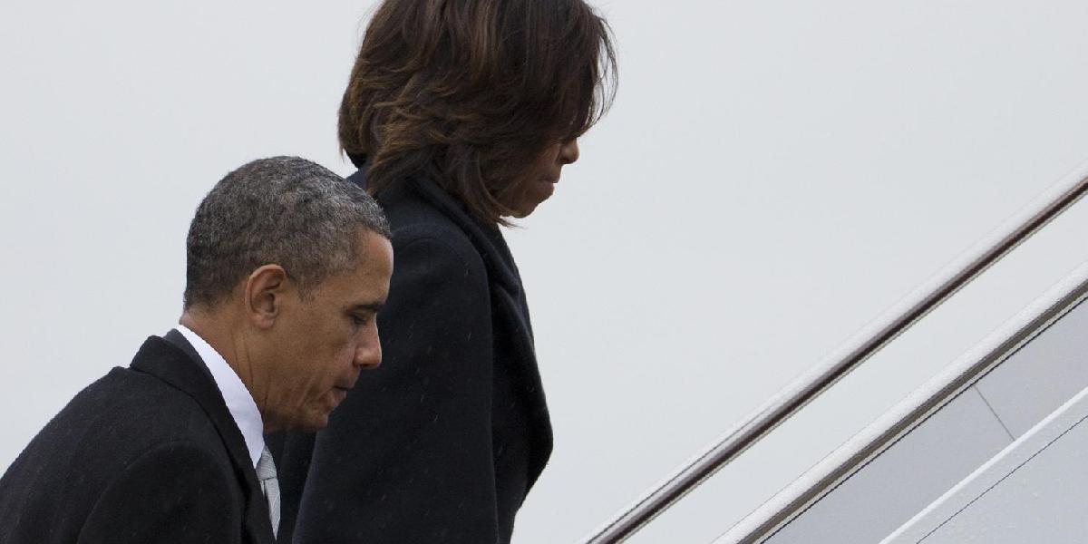 Obama a Bush odcestovali do JAR na pietnu spomienku na Nelsona Mandelu
