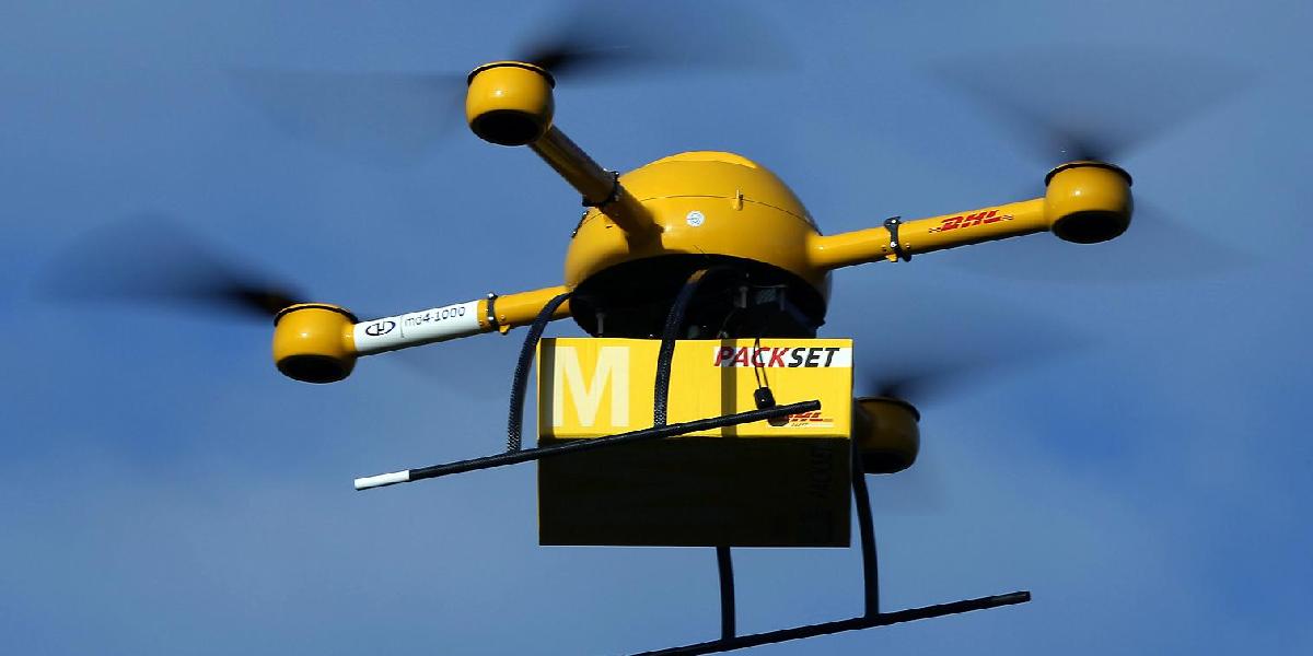 Deutsche Post DHL testuje doručovanie balíkov dronmi