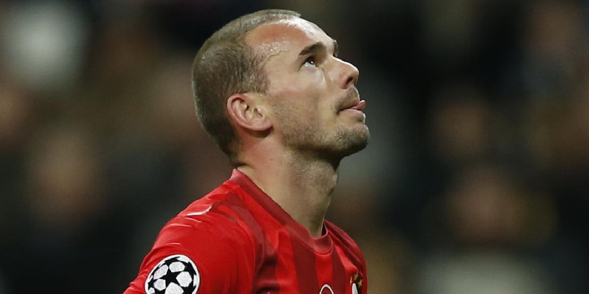 ManUtd zvažuje vykúpenie Sneijdera z Galatasarayu za 13 miliónov libier