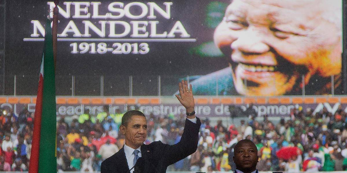 Na Nelsona Mandelu spomínal v Johannesburgu celý svet