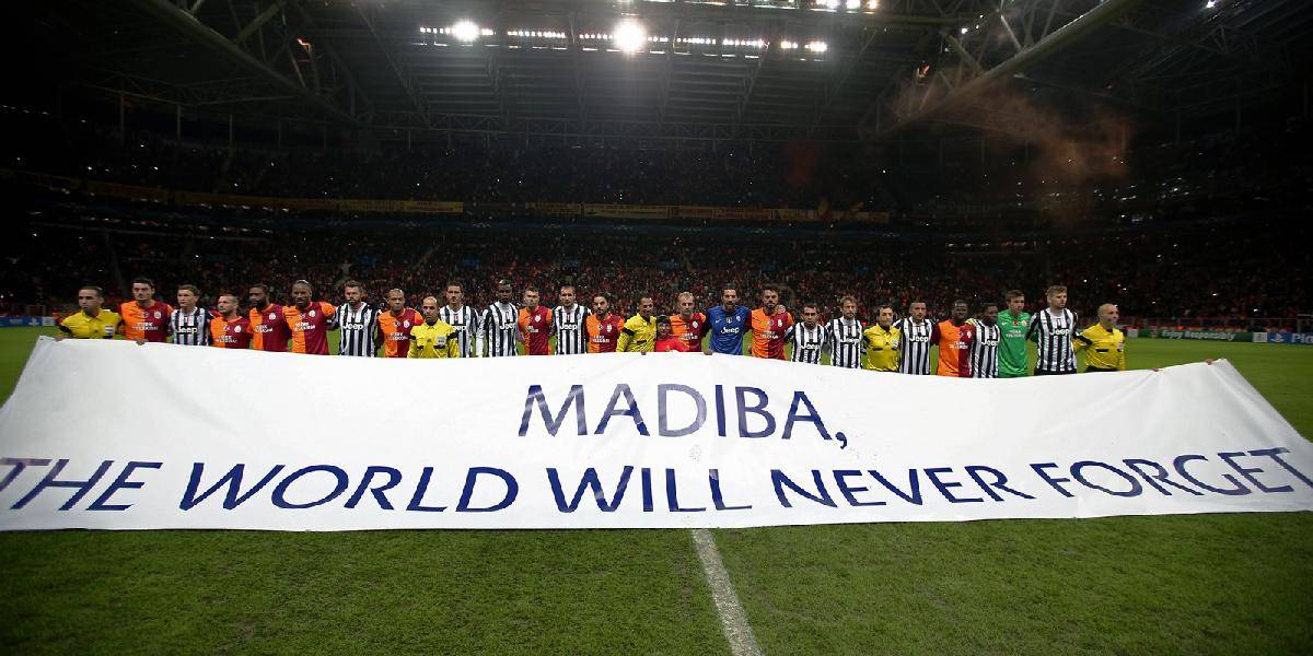 LM: Fanúšikovia Galatasaray si uctili pamiatku Nelsona Mandelu