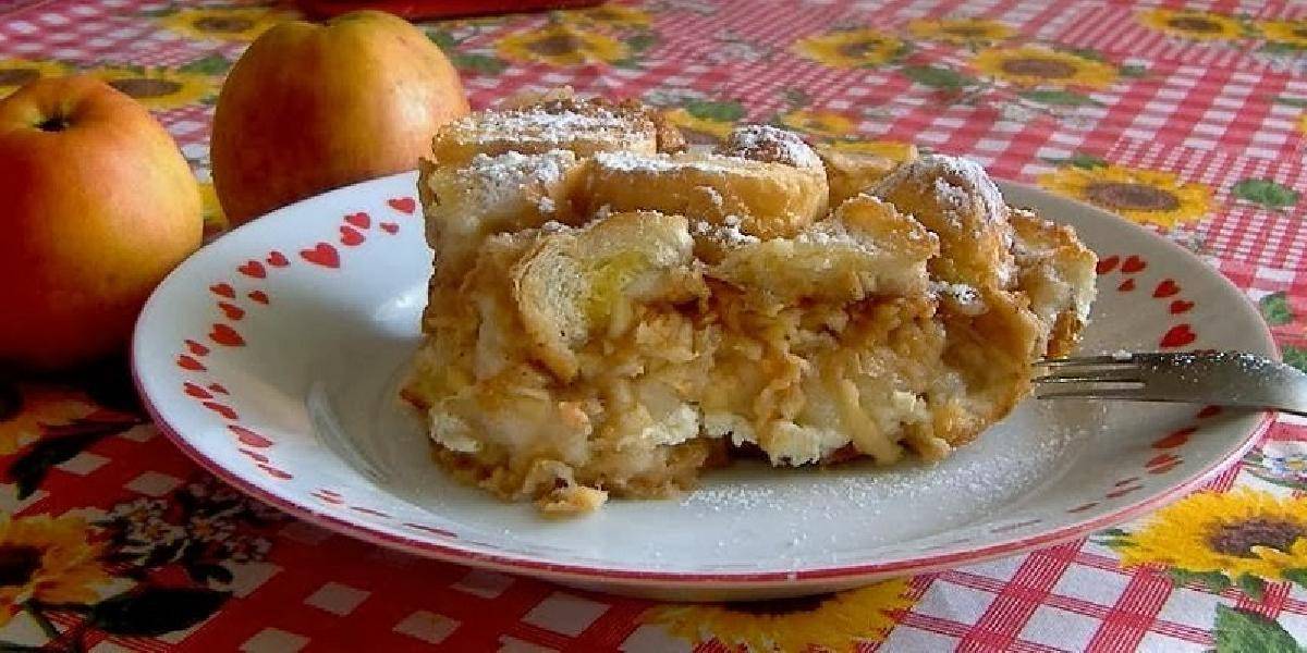 Dnes na večeru pripravíme žemľovku z lístkového cesta