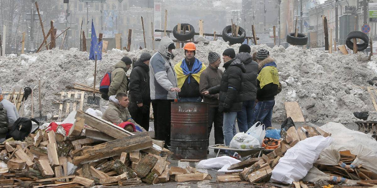 Ukrajinský demonštranti protestujú už tri týždne