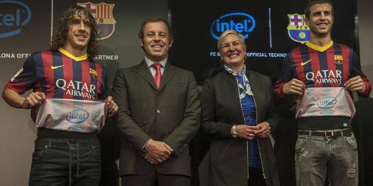 Barcelona uzavrela sponzorskú dohodu s Intelom, logo bude vnútri dresov