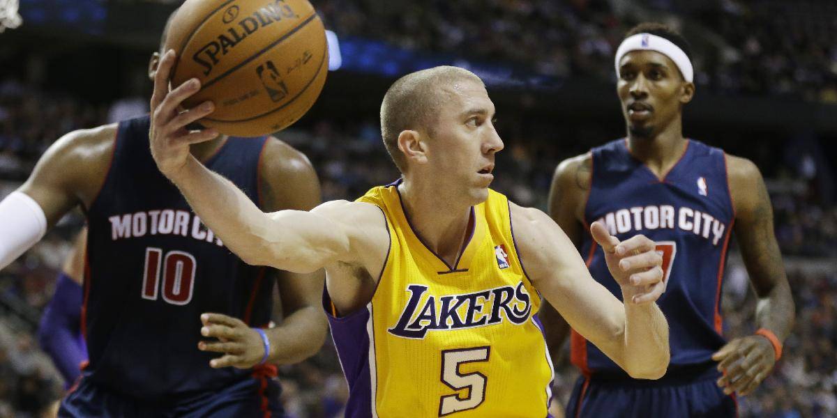 NBA: Steve Blake z LA Lakers šesť týždňov mimo hry