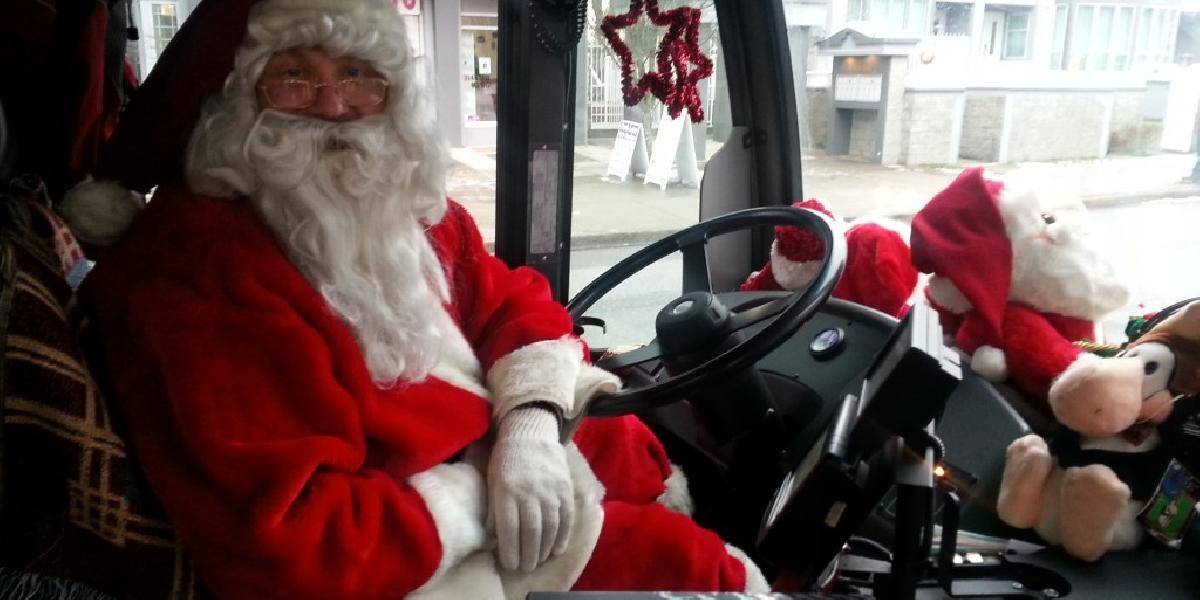 Kanadský šofér autobusu nesmie jazdiť ako Santa Claus