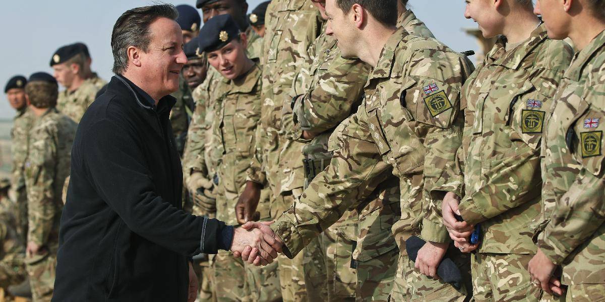 Britský premiér navštívil vojakov v Afganistane
