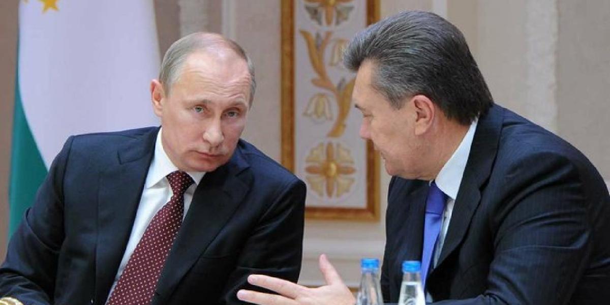 Janukovyč bude rokovať s Putinom o ekonomickej spolupráci