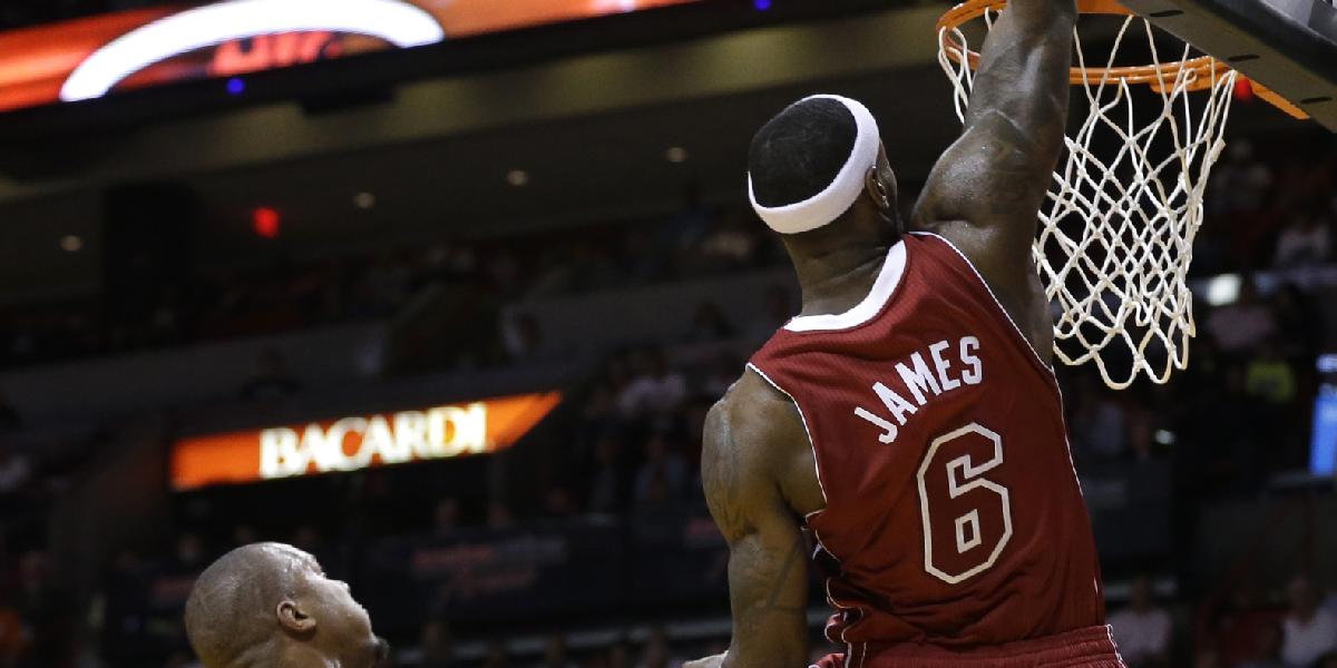 NBA: Súboj lídrov Východu vyhralo Miami LeBrona Jamesa