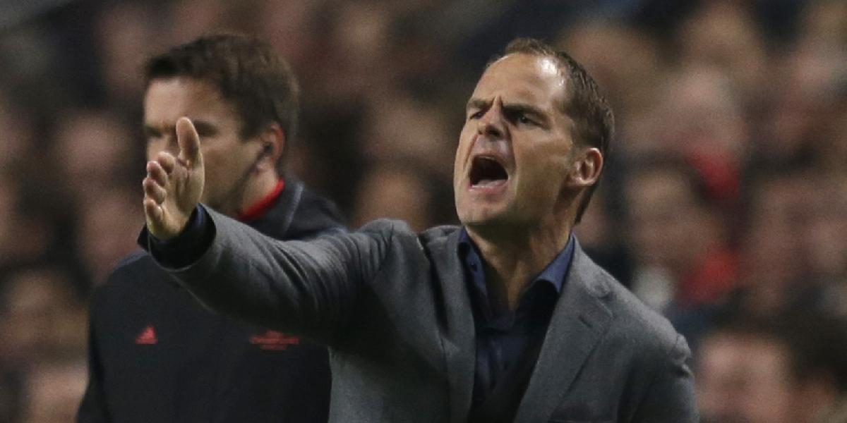 De Boer je v Ajaxe spokojný, o post trénera Tottenhamu nemá záujem