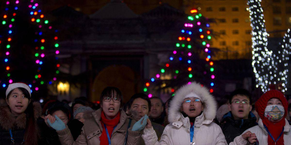V Číne sú vianočné sviatky módou, nie tradíciou