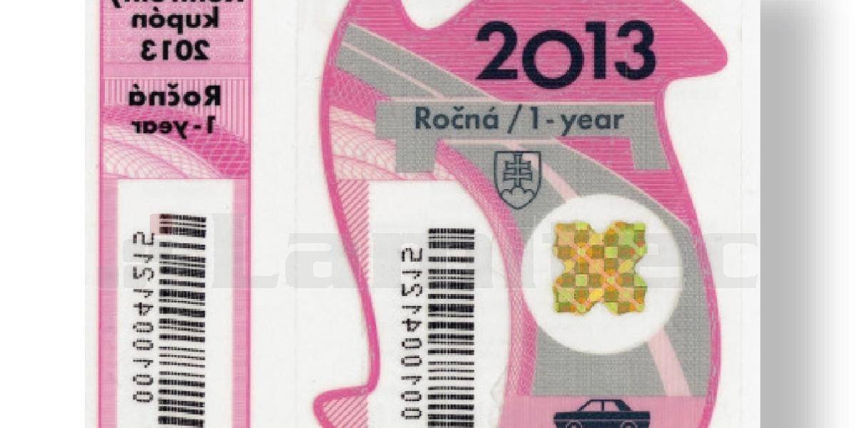 Vodiči pozor: Ročné diaľničné nálepky z roku 2013 platia ešte do konca januára