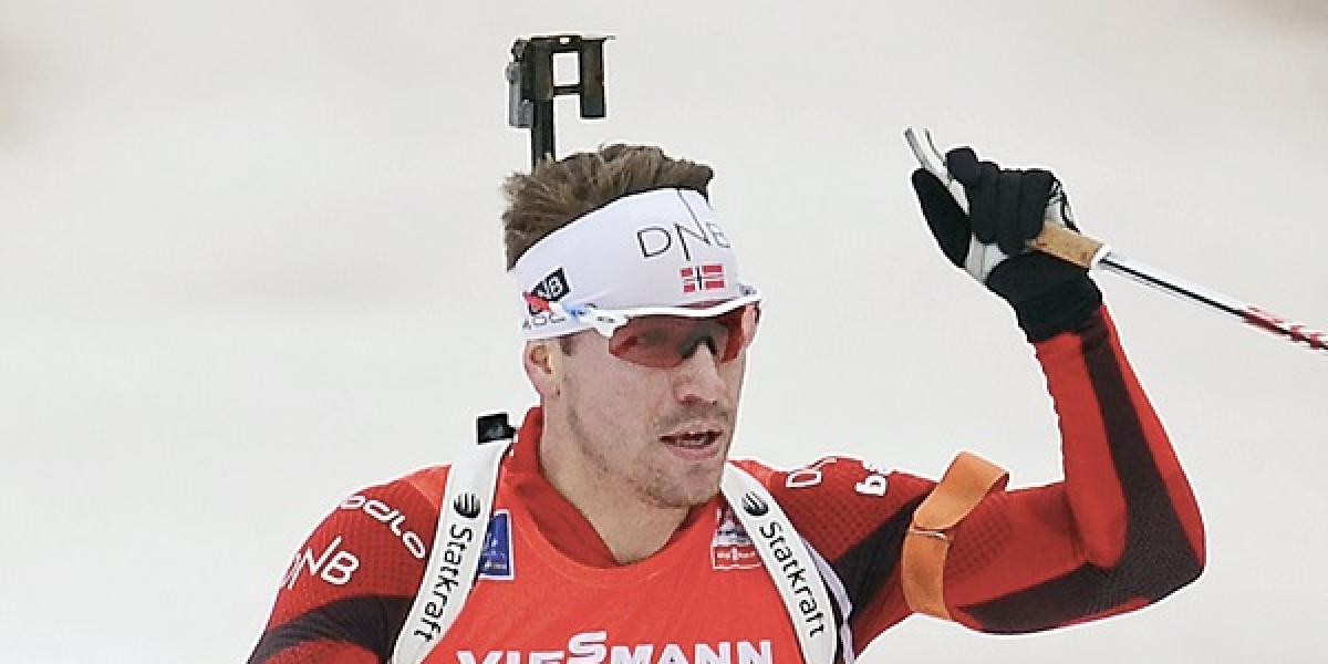 Biatlon-SP: Svendsen opäť nedaroval Björndalenovi víťazstvo