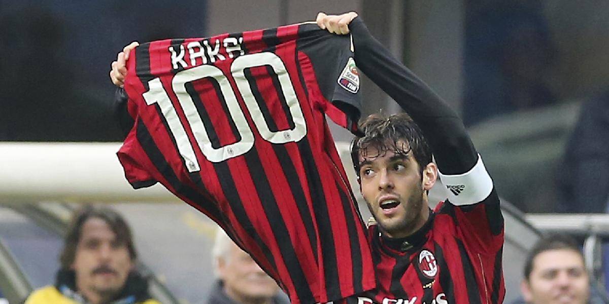 Neapol zdolal Sampdoriu, Kaka strelil jubilejný 100. gól za AC Miláno
