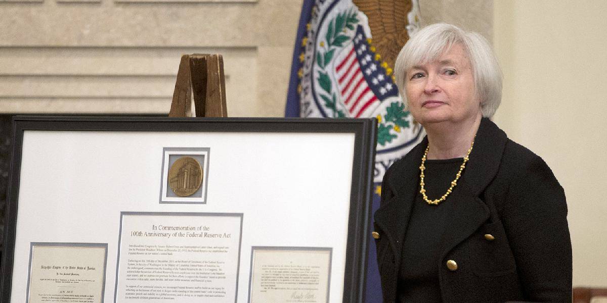 Janet Yellenová je novou šéfkou americkej centrálnej banky Fed