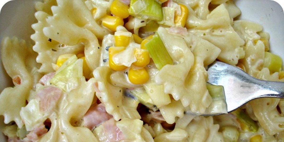 Dnes na večeru pripravíme šunkové farfalle