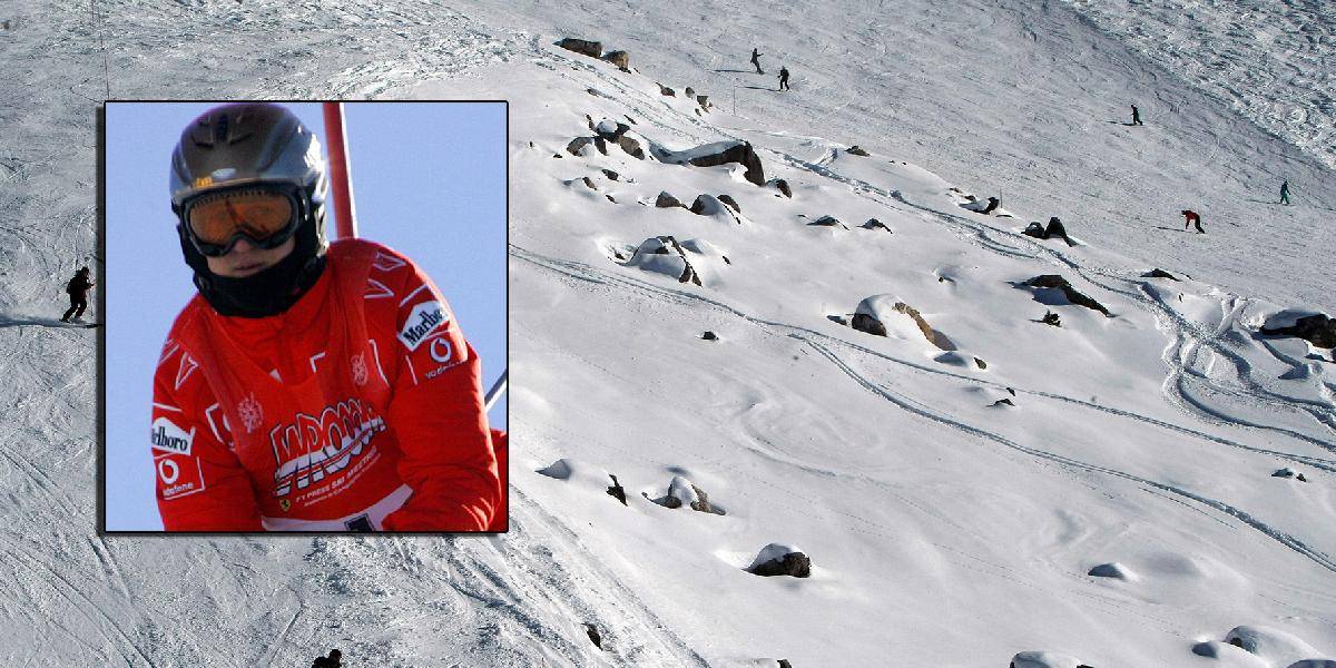 Schumacher išiel mimo zjazdovky: Dôvodom nehody neboli lyže ani rýchlosť