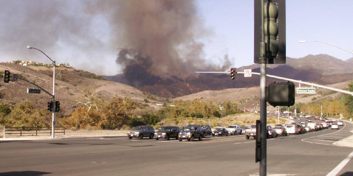 Santiago v Čile sužuje dym z neďalekých lesných požiarov