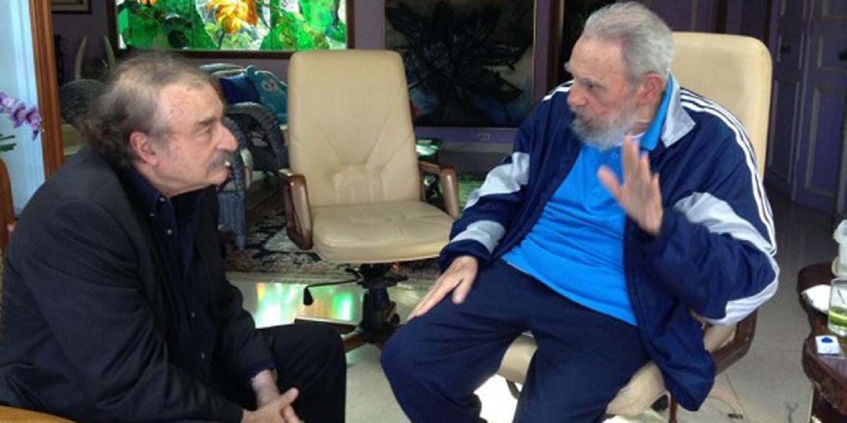 Fidel Castro sa po pol roku objavil na verejnosti