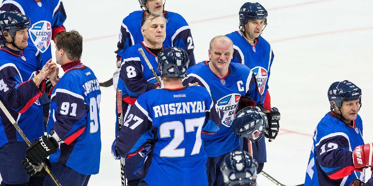 V Zápase legiend triumfoval ruský výber nad výberom Česka a Slovenska