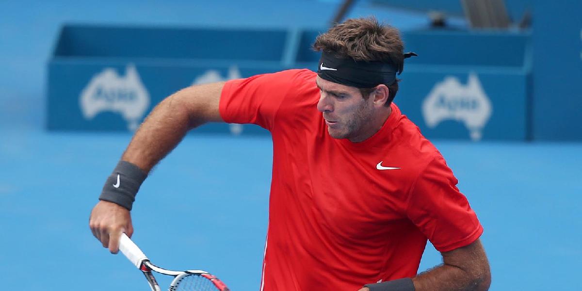 ATP Sydney: Del Potro vo finále hladko zdolal Tomica