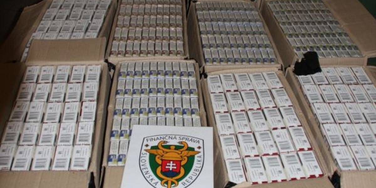 Pri akcii odhalili 300 tisíc nelegálnych cigariet
