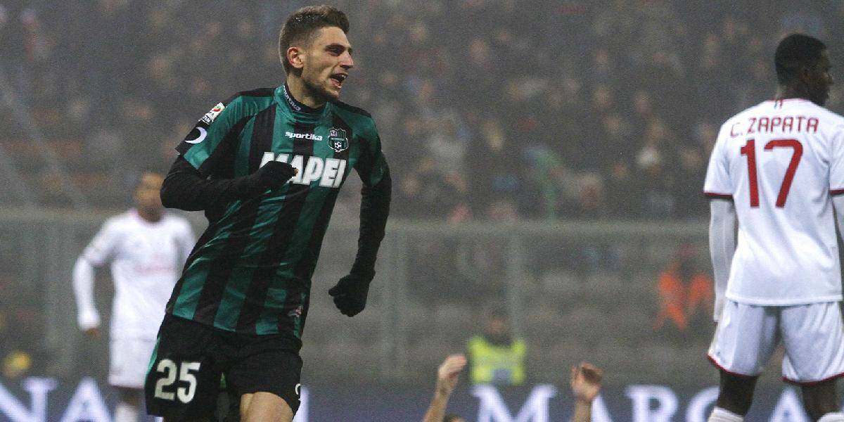 Berardi štyrmi gólmi šokoval Milánčanov, AC so siedmou ligovou prehrou