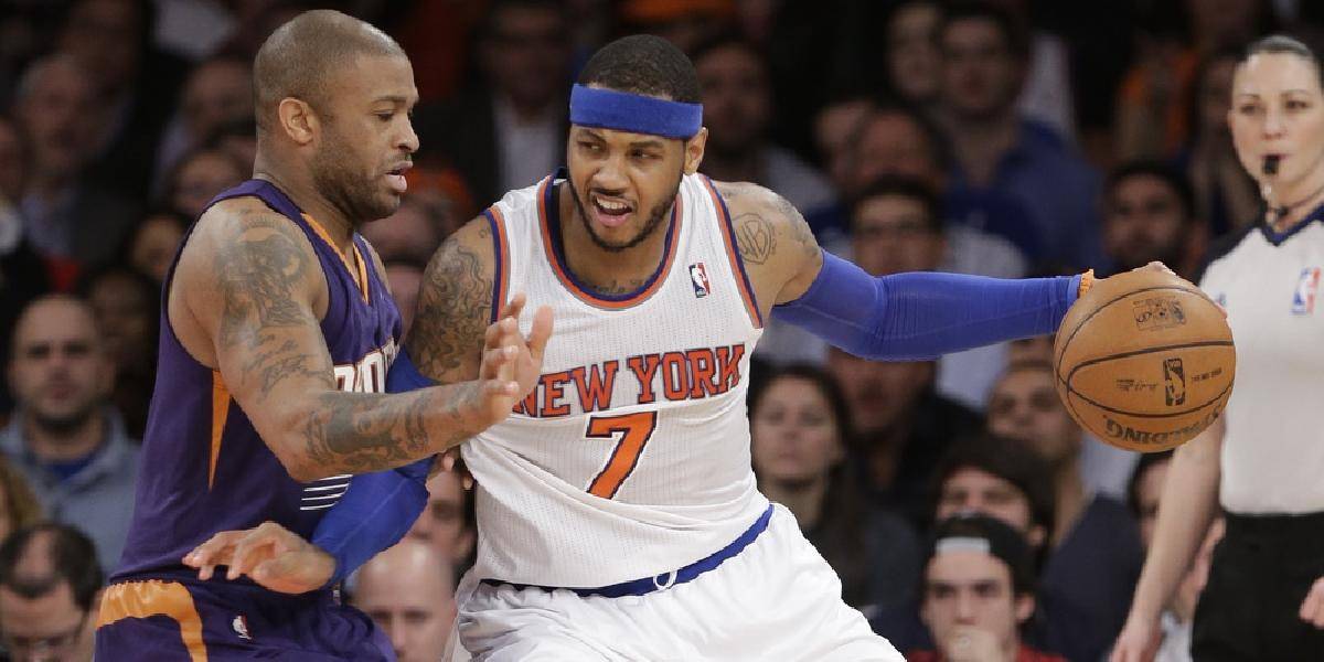 NBA: Anthony ťahá New York, Knicks s 5. víťazstvom v rade