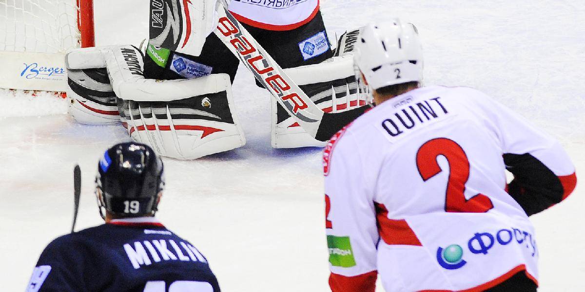 KHL: Špirkov Spartak opúšťa aj najproduktívnejší obranca Quint