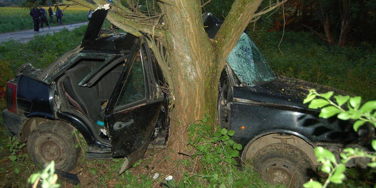 Tragická nehoda: Vodička neprežila náraz do stromu, v aute boli aj dve deti!