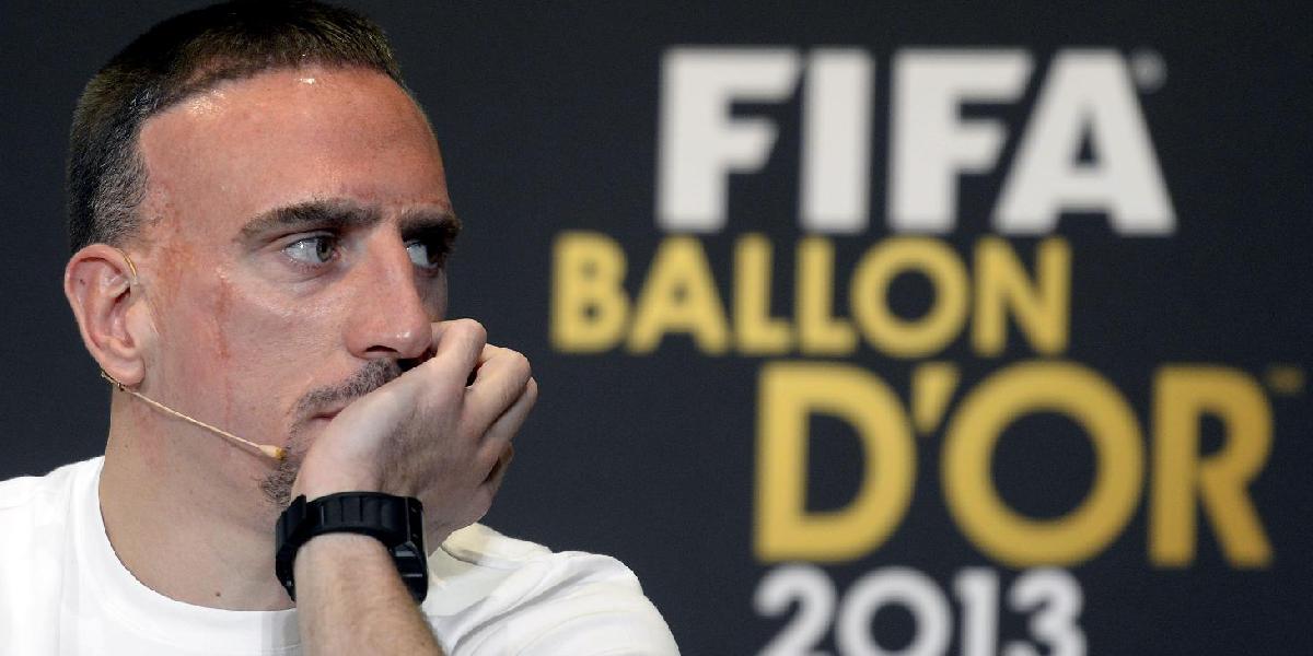 Ribéry opäť prehrýza Zlatú loptu FIFA, nerozumie ani zostave