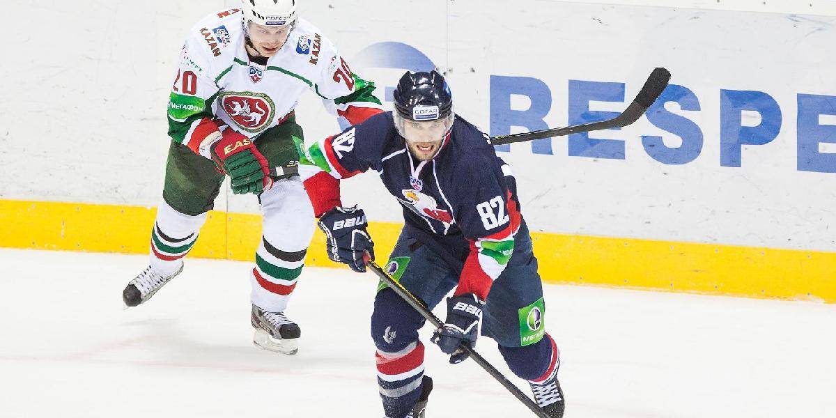 KHL: Slovan na posledný trip bez najlepšieho strelca Vondrku