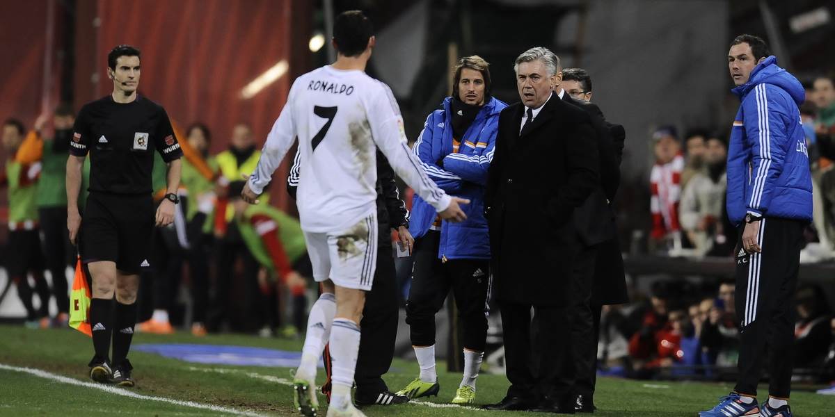 Ancelotti: Cristiana Ronalda nepotrestajú za vylúčenie