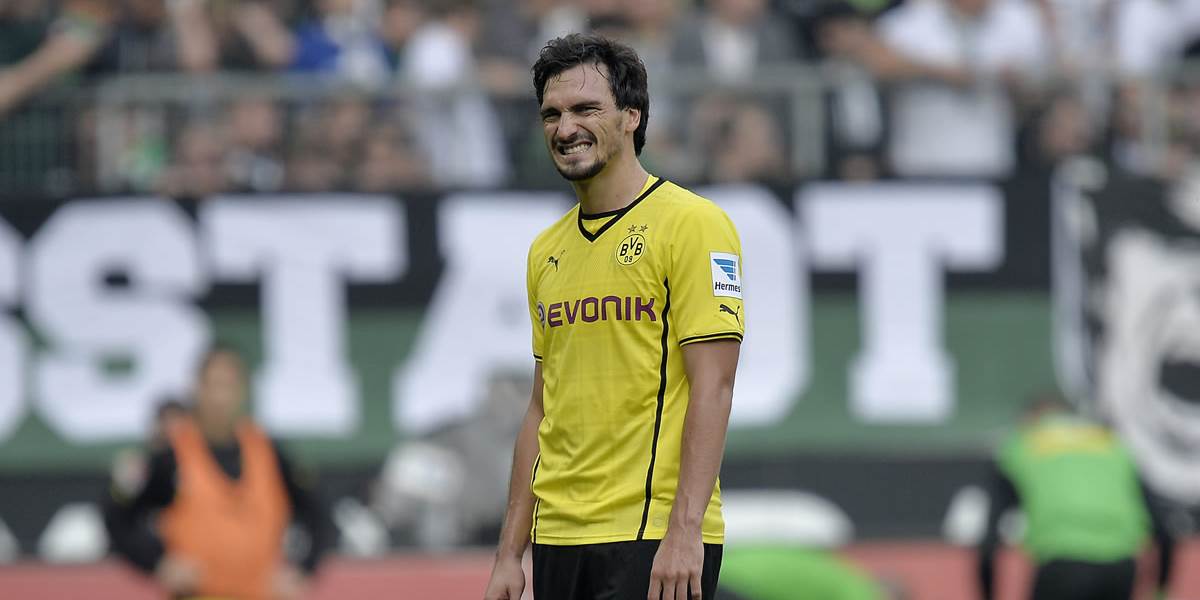 Hummels sa opäť zranil, Dortmundu bude chýbať asi dva týždne