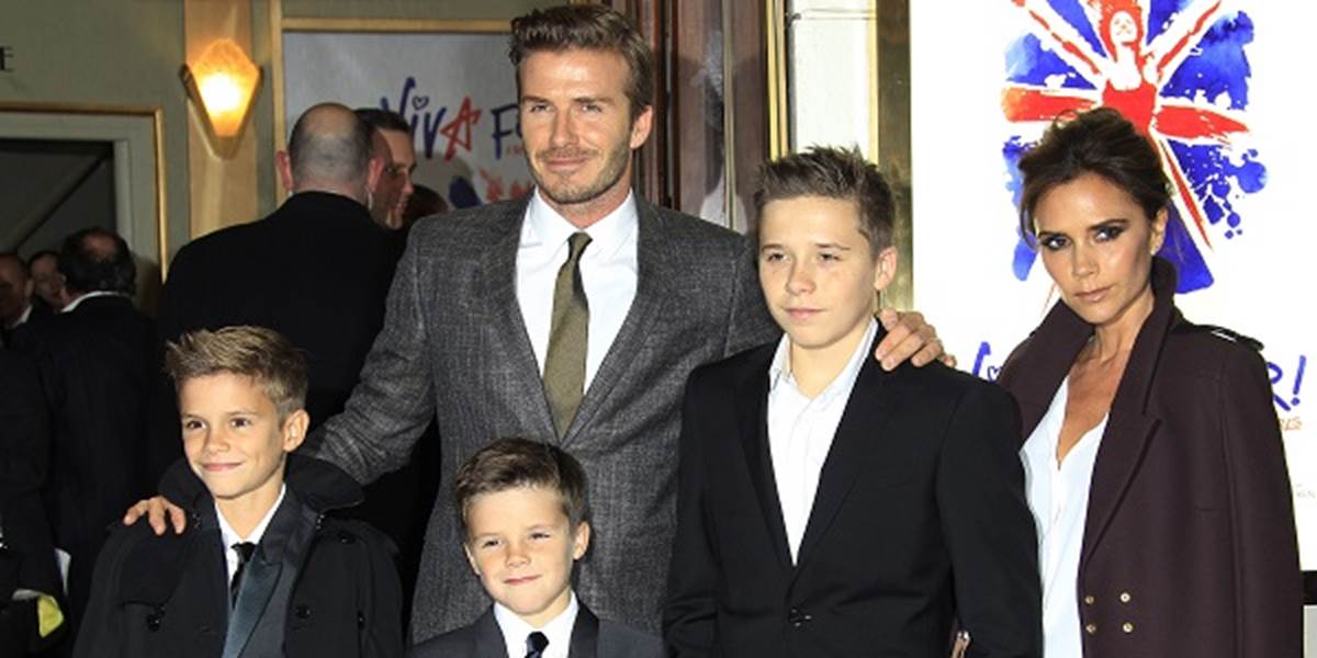 Moji synovia budú lámači ženských sŕdc, tvrdí Beckham
