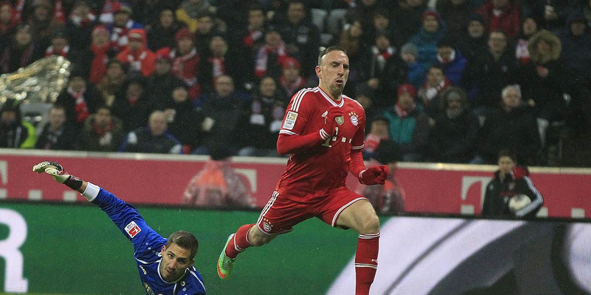 LM: Ribéry nenastúpi proti Arsenalu, zotavuje sa po operácii