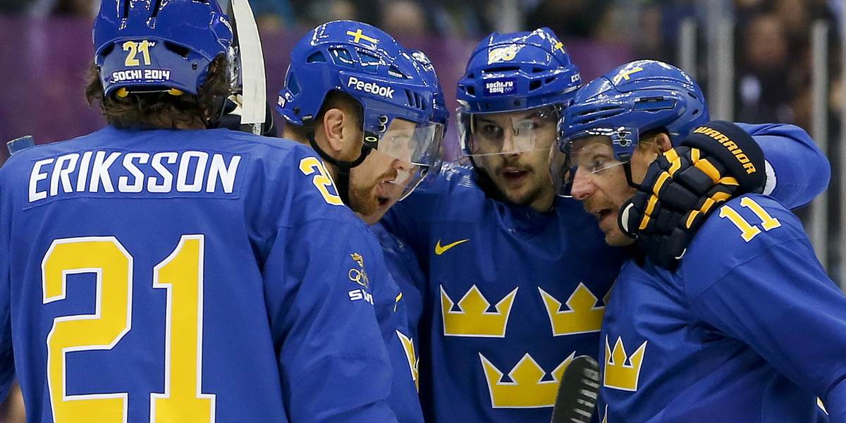 Švédski hokejisti ukázali svoje ambície hneď v úvode