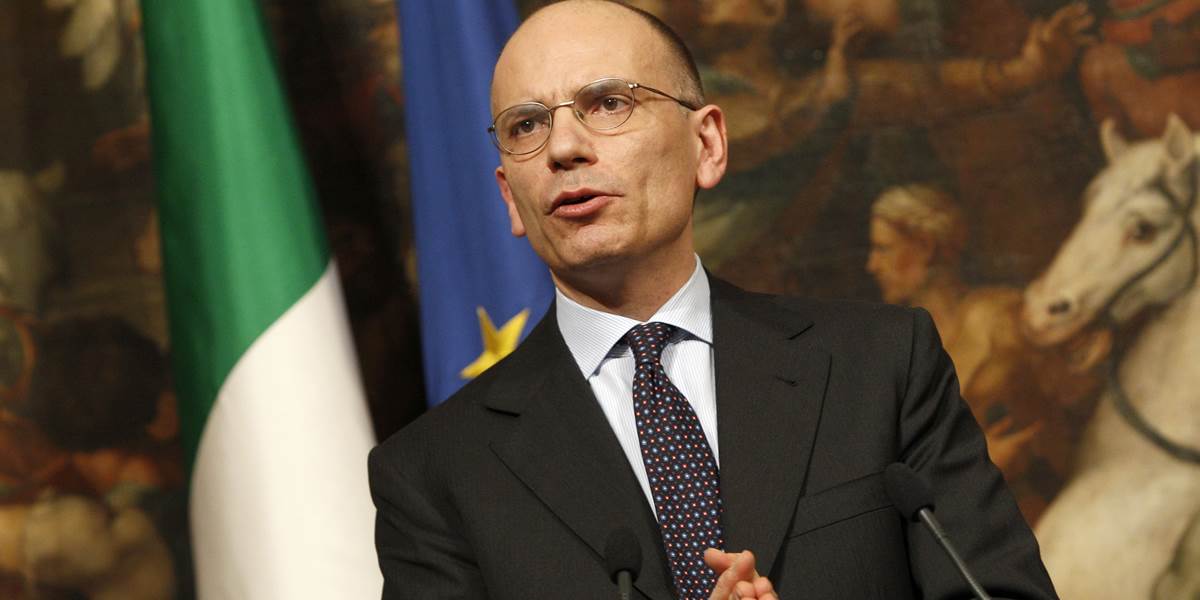 Taliansky premiér Letta oznámil rezignáciu, ktorú v piatok odovzdá prezidentovi