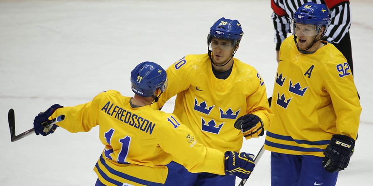 Prvými semifinalistami Švédi, Slovincov zdolali 5:0