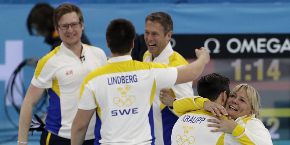 Bronzové medaily v curlingu získali Švédi
