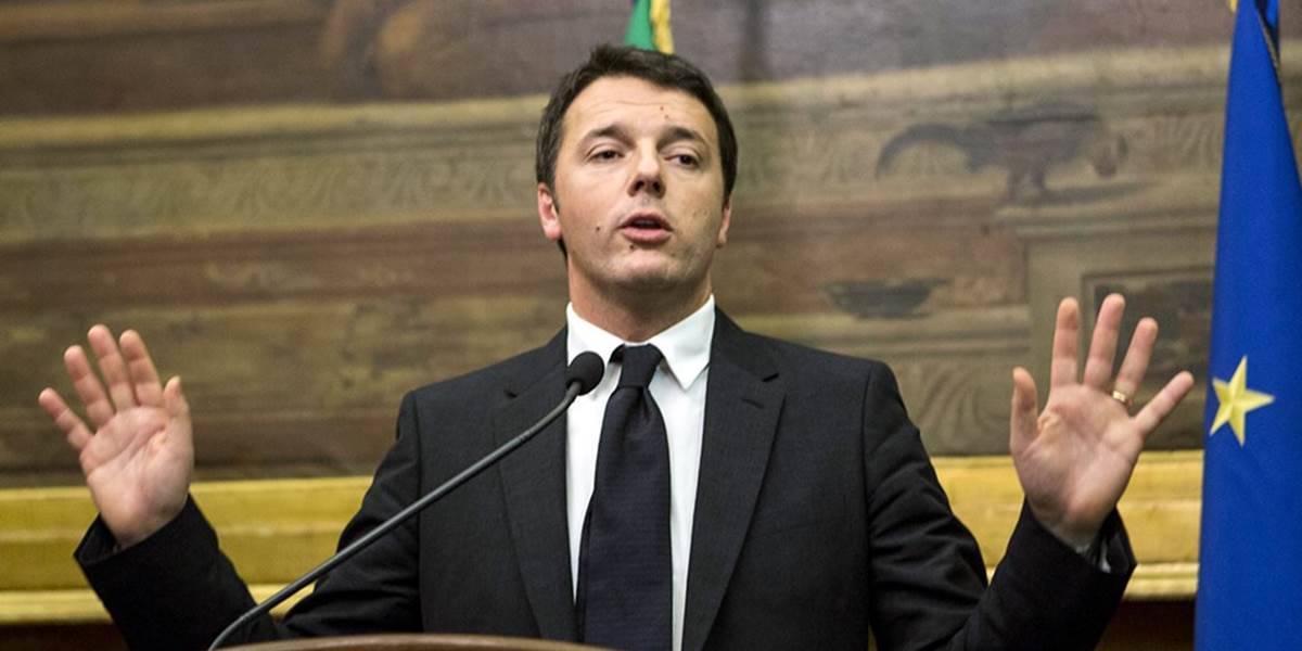 Designovaný premiér Renzi predstaví novú vládu cez víkend