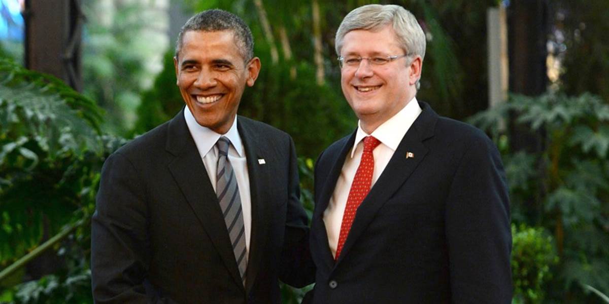 Obama sa stavil s kanadským premiérom o dve basy piva