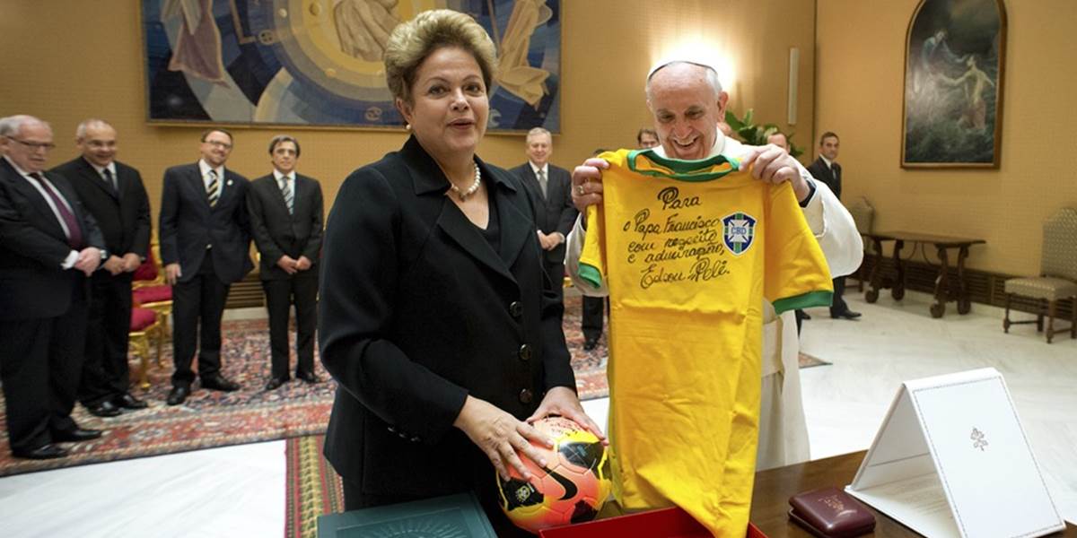 Pápež František žartovne: Na MS 2014 budem fandiť Brazílii