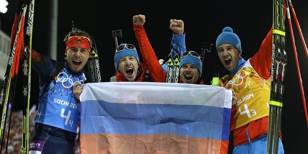 Biatlon: Zlato pre štafetu Ruska, Slovensko na 12. mieste